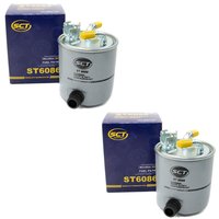 Kraftstofffilter Filter Diesel SCT ST6086 Set 2 Stück