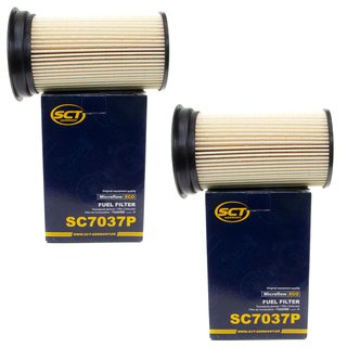 Kraftstofffilter Kraftsto  Filter Diesel SCT SC7037P Set 2 Stck