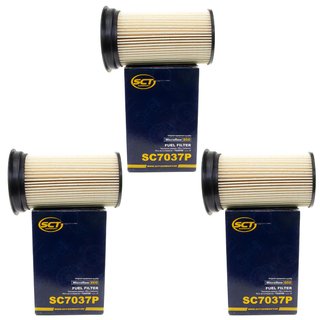 Fuel Filter Filter Diesel SCT SC7037P set 3 pieces
