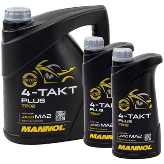 Engine Oil MANNOL 4-stroke Plus API SL SAE 10W-40 6 liters