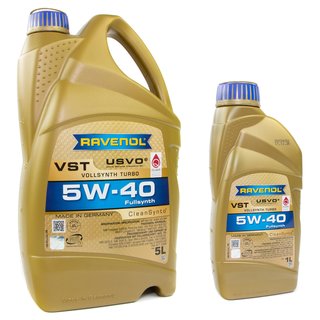 Engineoil OIL RAVENOL VollSynth Turbo VST SAE 5W-40 5 liters + 1 liter