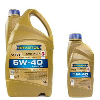 Engineoil OIL RAVENOL VollSynth Turbo VST SAE 5W-40 5 liters + 1 liter