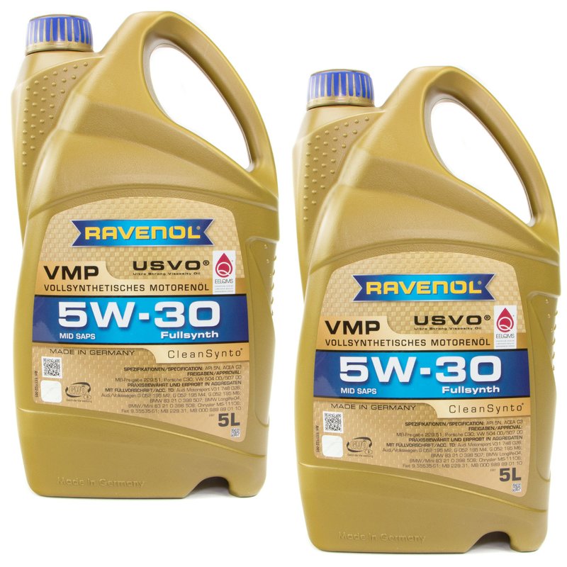 RAVENOL Engineoil VMP SAE 5W-30 2x 5 liters buy online, 120,95 €