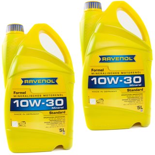Motorl l mineralisch RAVENOL Formel Standard SAE 10W-30 2 X 5 Liter