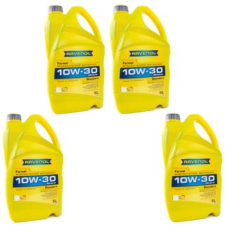 Engineoil mineral oil RAVENOL Formula Standard SAE 10W-30 4X 5 liters