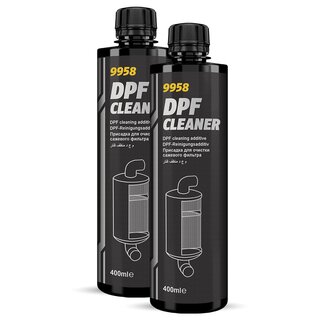 Diesel particle filter DPF cleaner Diesel additive Mannol 9958 2 X 400 ml