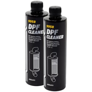 Diesel particle filter DPF cleaner Diesel additive Mannol 9958 2 X 400 ml