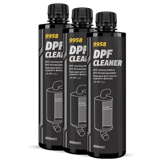 Diesel particle filter DPF cleaner Diesel additive Mannol 9958 3 X 400 ml