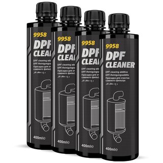 Diesel particle filter DPF cleaner Diesel additive Mannol 9958 4 X 400 ml