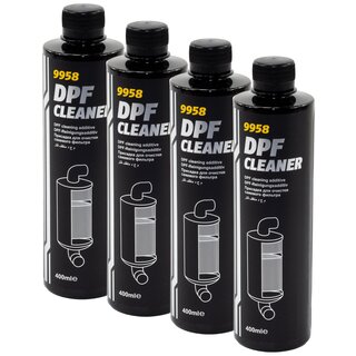 Diesel particle filter DPF cleaner Diesel additive Mannol 9958 4 X 400 ml