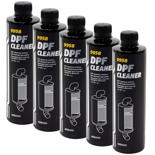 Dieselpartikelfilter DPF Reiniger Diesel Additiv Mannol 9958 5 X 400 ml