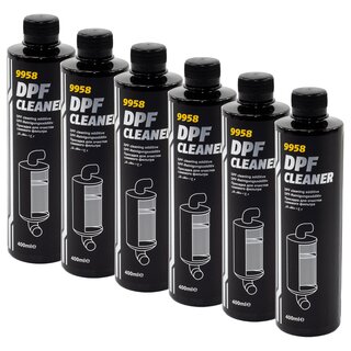 Dieselpartikelfilter DPF Reiniger Diesel Additiv Mannol 9958 6 X 400 ml