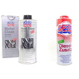 Motor Clean Motor Flushing Cleaner + Diesel Additive Speed LIQUI MOLY 1019 + 5160