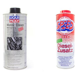 Motor Clean Motor Flushing Cleaner + Diesel Additive Speed LIQUI MOLY 1019 + 5160