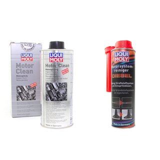 Engine Clean Engineflushing Cleaner + System Additive Diesel LIQUI MOLY 1019 + 5128