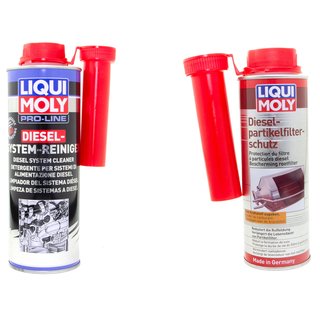 Diesel system cleaner PRO + diesel additive speed LIQUI MOLY 5156 + 5160