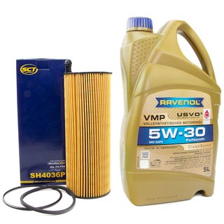 Motorl Set VMP SAE 5W-30 5 Liter + lfilter SH4036P