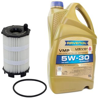 Engineoil set VMP SAE 5W-30 5 liters + Oil Filter SH4047L