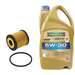 Engineoil set VMP SAE 5W-30 5 liters + Oil Filter SH4787P