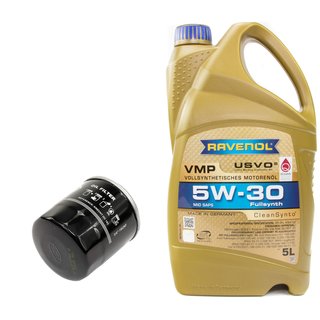 Engineoil set VMP SAE 5W-30 5 liters + Oil Filter SM106