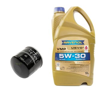 Engineoil set VMP SAE 5W-30 5 liters + Oil Filter SM165