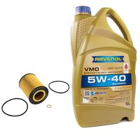 Engineoil set VMO SAE 5W-40 5 liters + Oil Filter SH426P