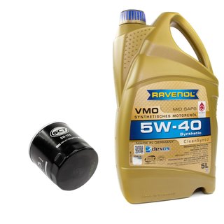 Engineoil set VMO SAE 5W-40 5 liters + Oil Filter SM105