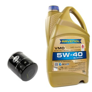 Motoröl Set VMO SAE 5W-40 5 Liter + Ölfilter SM113