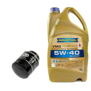 Motoröl Set VMO SAE 5W-40 5 Liter + Ölfilter SM5085