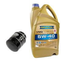 Engineoil set VMO SAE 5W-40 5 liters + Oil Filter SM5085