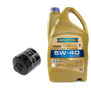 Engineoil set VMO SAE 5W-40 5 liters + Oil Filter SM836