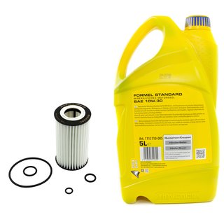 Motorl Set mineralisch Formel Standard SAE 10W-30 5 Liter + lfilter SH425L