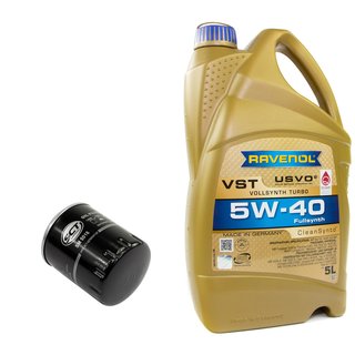 Engineoil set VollSynth Turbo VST SAE 5W-40 5 liters + Oil Filter SM5016