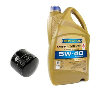 Engineoil set VollSynth Turbo VST SAE 5W-40 5 liters + Oil Filter SM5084
