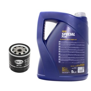 Engineoil set Special Plus 10W30 API SN 5 liters + Oil Filter SM105