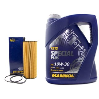 Motorl Set Special Plus 10W-30 API SN 5 Liter + lfilter SH4036P
