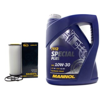 Motorl Set Special Plus 10W-30 API SN 5 Liter + lfilter SH4041L