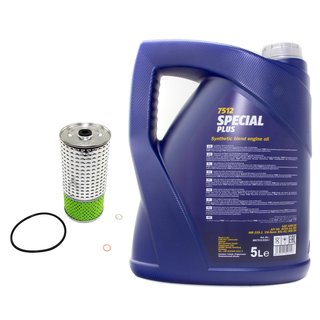 Engineoil set Special Plus 10W30 API SN 5 liters + Oil Filter SF501