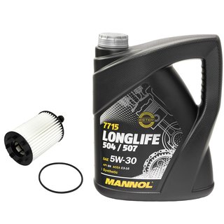 Motorl Set Longlife 5W-30 API SN 5 Liter + lfilter SH4771L