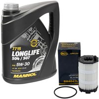 Motorl Set Longlife 5W-30 API SN 5 Liter + lfilter SH4047L
