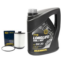 Motorl Set Longlife 5W-30 API SN 5 Liter + lfilter SH4091L