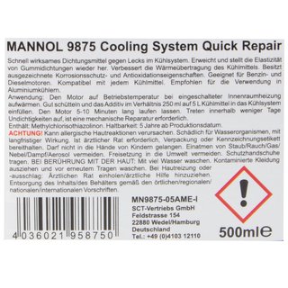 Cooler Cooling System Quick Repair leakproof MANNOL 9875 4 X 500 ml