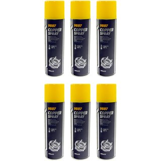 Kupfer Paste Spray Cooper Spray MANNOL 9887 6 X 250 ml
