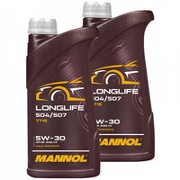 Engineoil Engine oil MANNOL 5W-30 Longlife API SN 2 X 1...