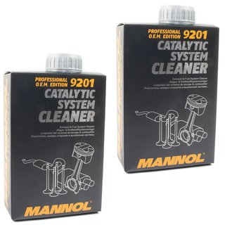 Catalyst System cleaner Exhaustgascleaner MANNOL 9201 2 X 500 ml