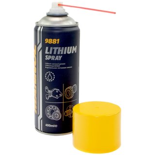 Lithium Spray Lithiumfett MANNOL 9881 3X 400 ml