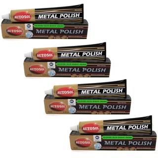 Noble chrome gloss metal polish Autosol 01 001000 4 X 75 ml tube