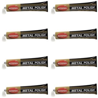 Noble chrome gloss metal polish Autosol 01 001000 8 X 75 ml tube