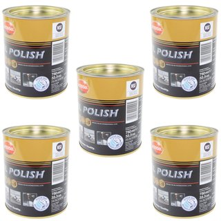 Noble chrome gloss metal polish Autosol 01 001100 5 X 750 ml cane