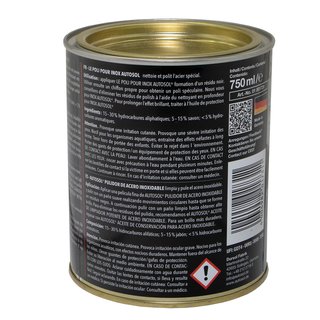 Stainless steel polish Metal polish Autosol 01 001731 5 X 750 ml can